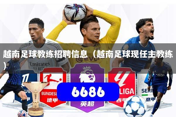 越南足球教练招聘信息（越南足球现任主教练）